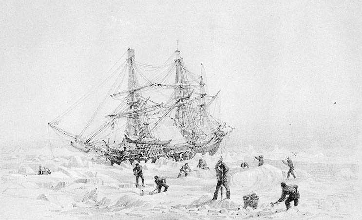 O conhecimento tradicional Inuit ajudou a resolver o mistério da malfadada expedição ártica de Franklin © WikiCommons